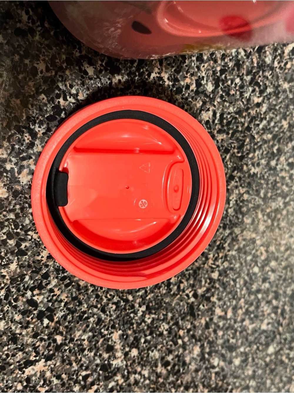 Starbucks Pink Tumbler with Red Lid and Miffy Tag - Picture 8 of 9